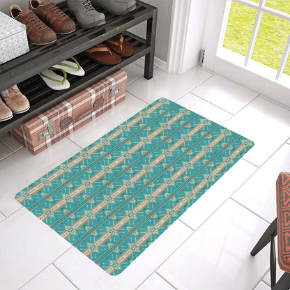 Southwest Native Design Themed Print Rubber Doormat