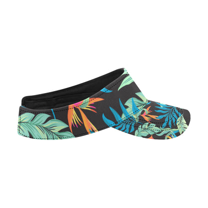 Tropical Palm Leaves Hawaiian Flower Unisex Sun Visor