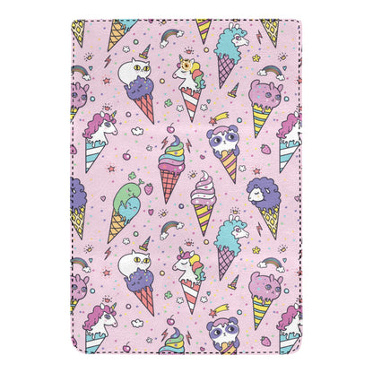 Ice Cream Pattern Print Design IC05 Women's Trifold Wallet
