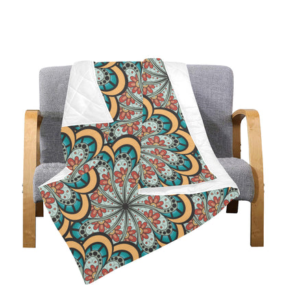 Mandala Pattern Print Design 01 Premium Quilt
