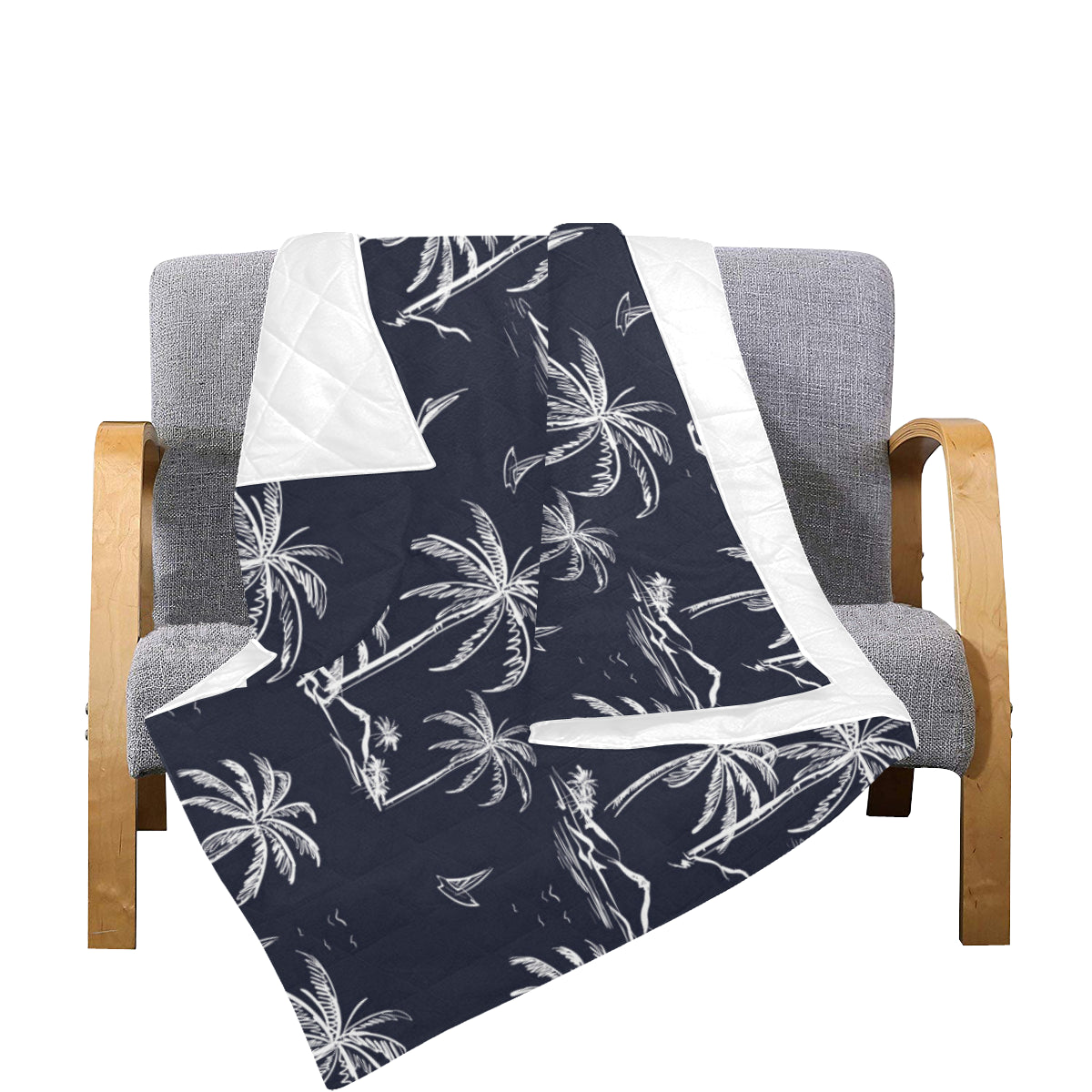 Pacific island Pattern Print Design A02 Premium Quilt