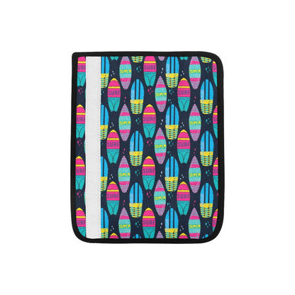 Surfboard Colorful Print Design LKS302 Car Seat Belt Cover