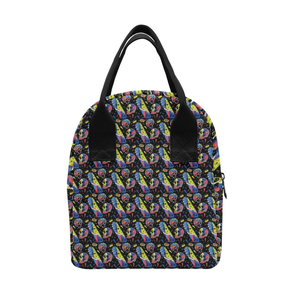 Skateboard Print Design LKS304 Insulated Lunch Bag