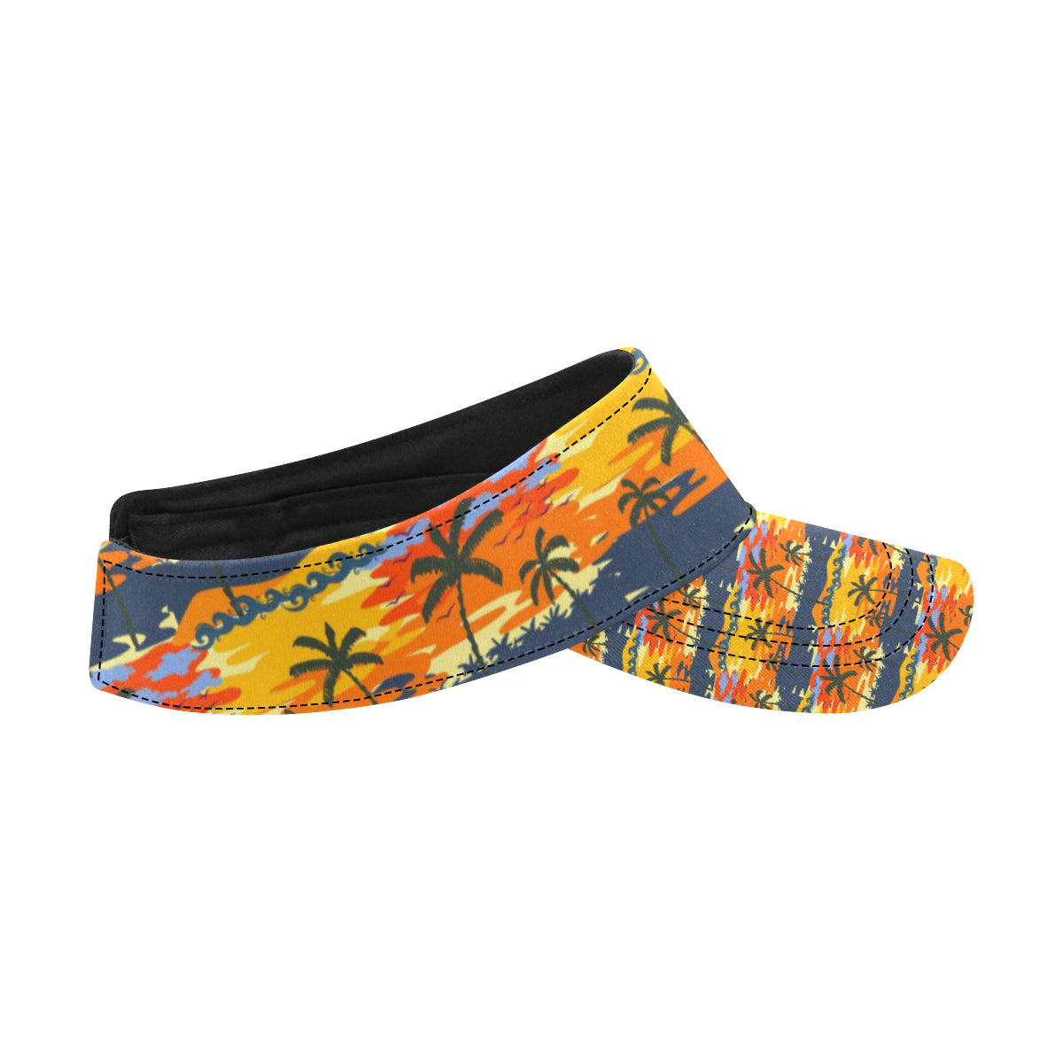 Palm Tree Pattern Print Design PT010 Unisex Sun Visor