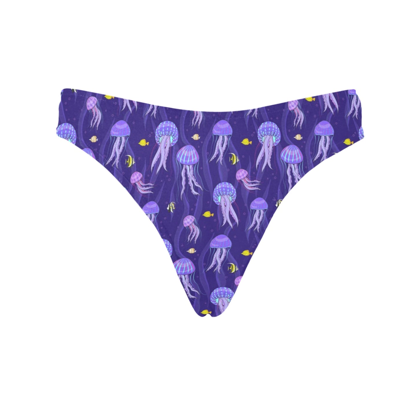 Jellyfish Style Print Women's Thongs