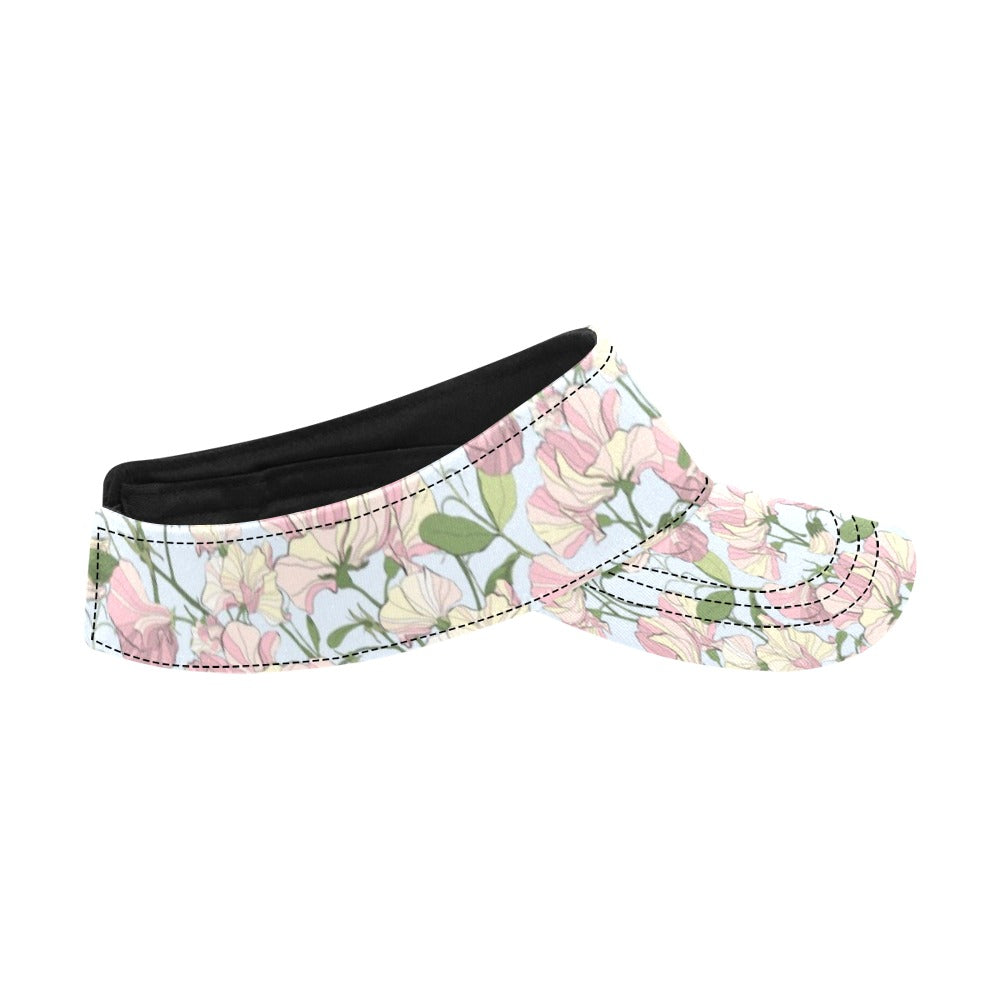 Sweet Pea Print Design LKS304 Unisex Sun Visor