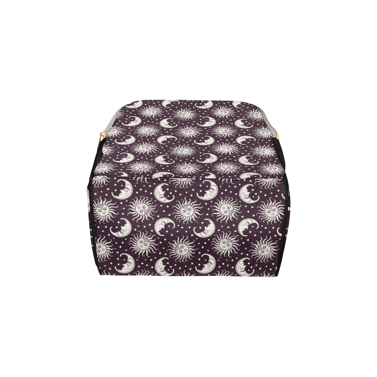 Sun Moon Face Diaper Bag Backpack