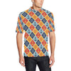 Nautical Pattern Design Themed Print Men Polo Shirt