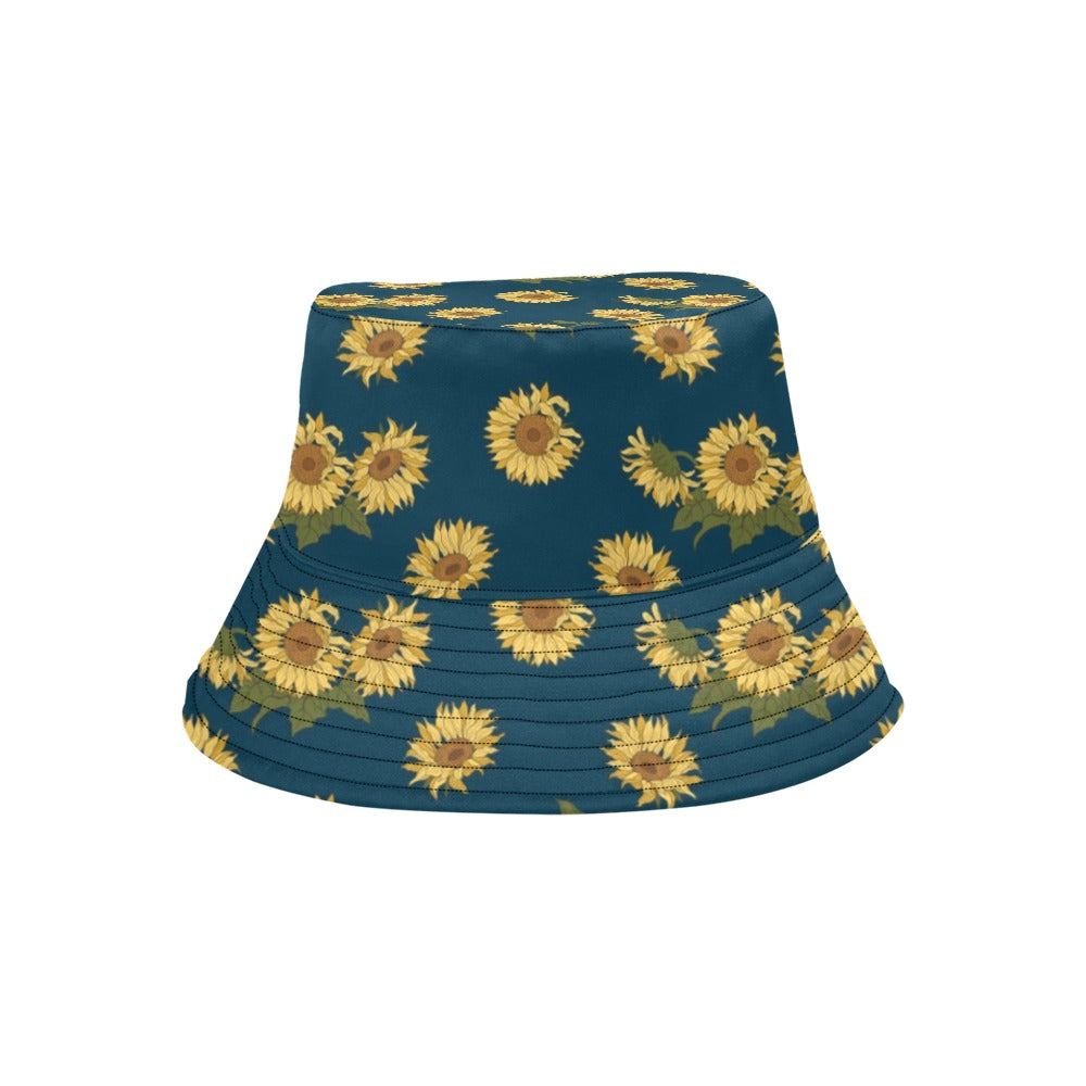 Sunflower Print Design LKS305 Unisex Bucket Hat