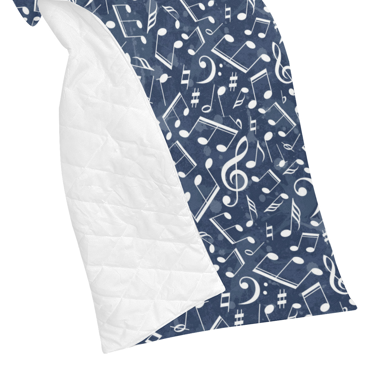 Music note Pattern Print Design A02 Premium Quilt