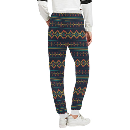Southwest American Design Themed Print Unisex Sweatpants