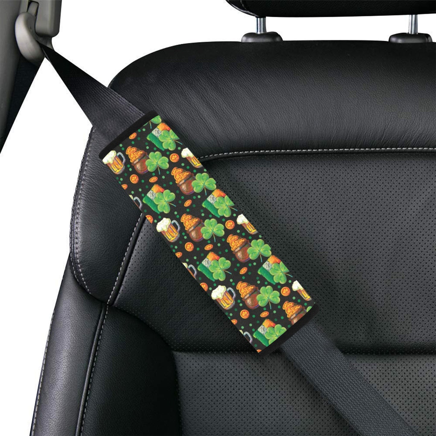 St Patricks Day Print Design LKS303 Car Seat Belt Cover