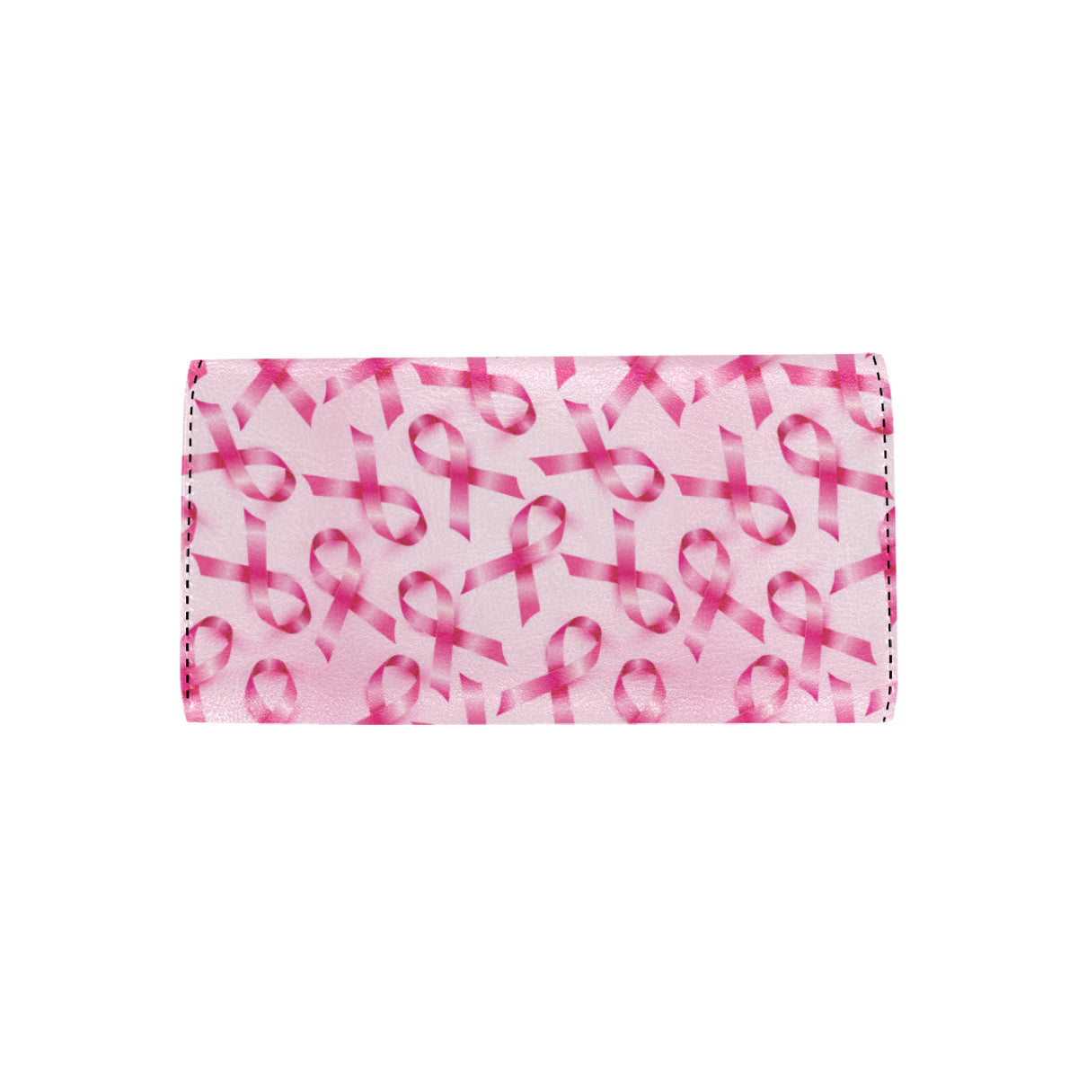 Breast cancer Pattern Print Design 04 Women's Trifold Wallet