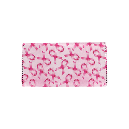 Breast cancer Pattern Print Design 04 Women's Trifold Wallet