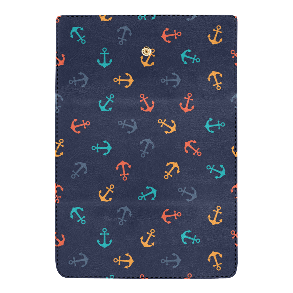 Anchor Pattern Print Design 05 Women's Trifold Wallet