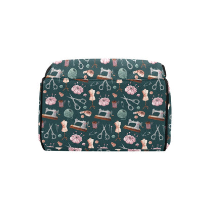 Sewing Equipment Print Design LKS307 Diaper Bag Backpack
