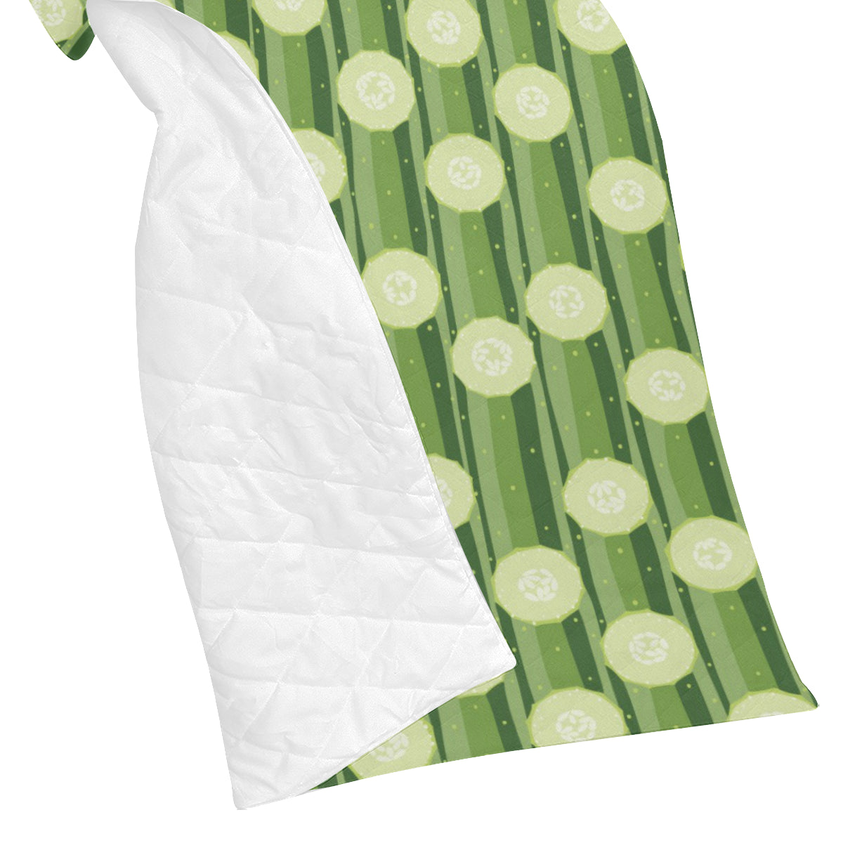 Cucumber Pattern Print Design CC03 Premium Quilt