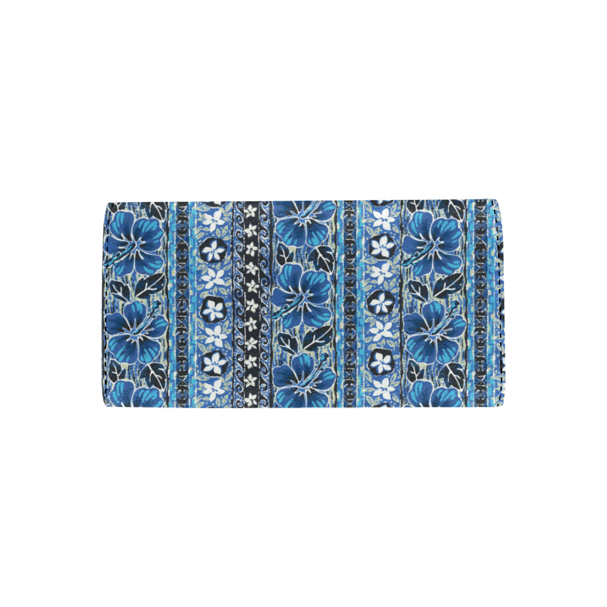Hawaiian Themed Pattern Print Design H012 Women's Trifold Wallet