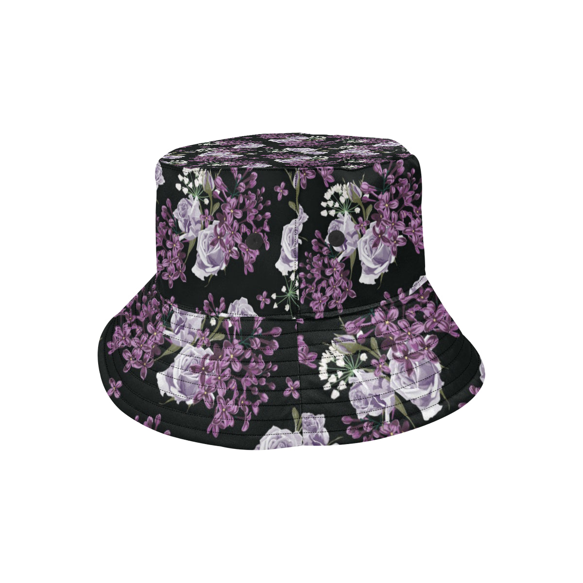 Lilac Pattern Print Design LI04 Unisex Bucket Hat