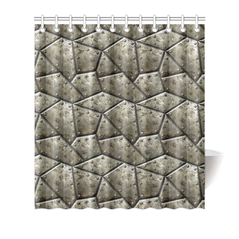 Armor Pattern Print Design 01 Shower Curtain