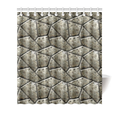 Armor Pattern Print Design 01 Shower Curtain