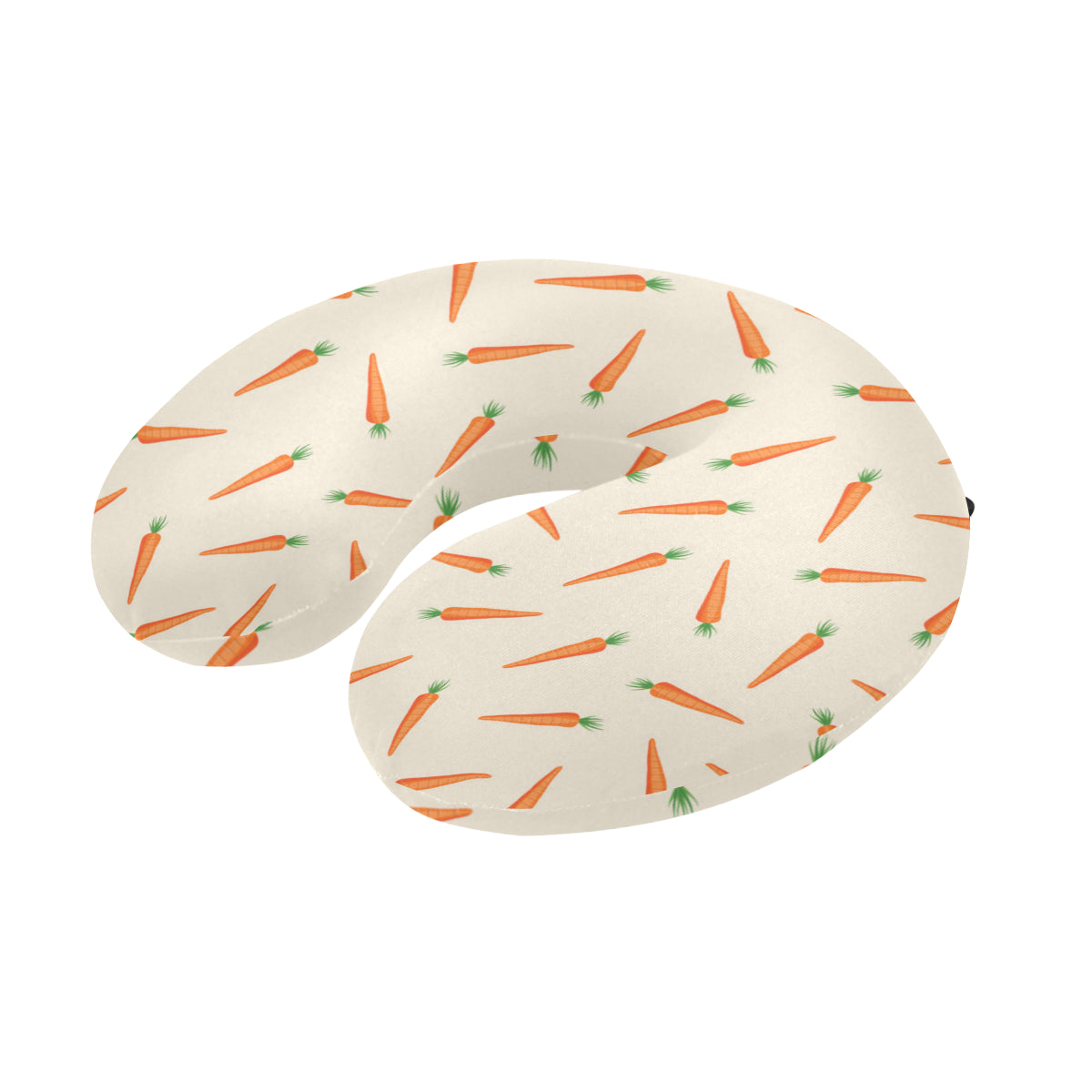 Carrot Pattern Print Design 07 U-Shaped Travel Neck Pillow