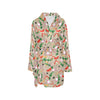 Salad Print Design LKS303 Women's Fleece Robe