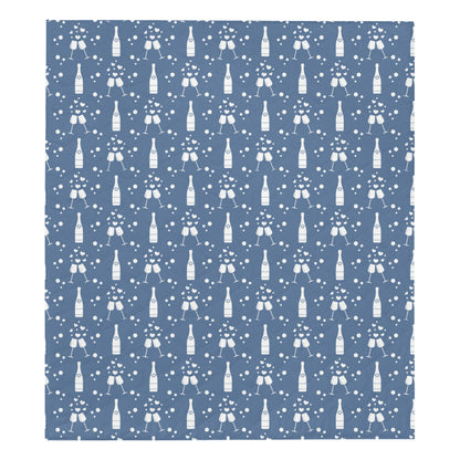 Champagne Pattern Print Design 05 Premium Quilt