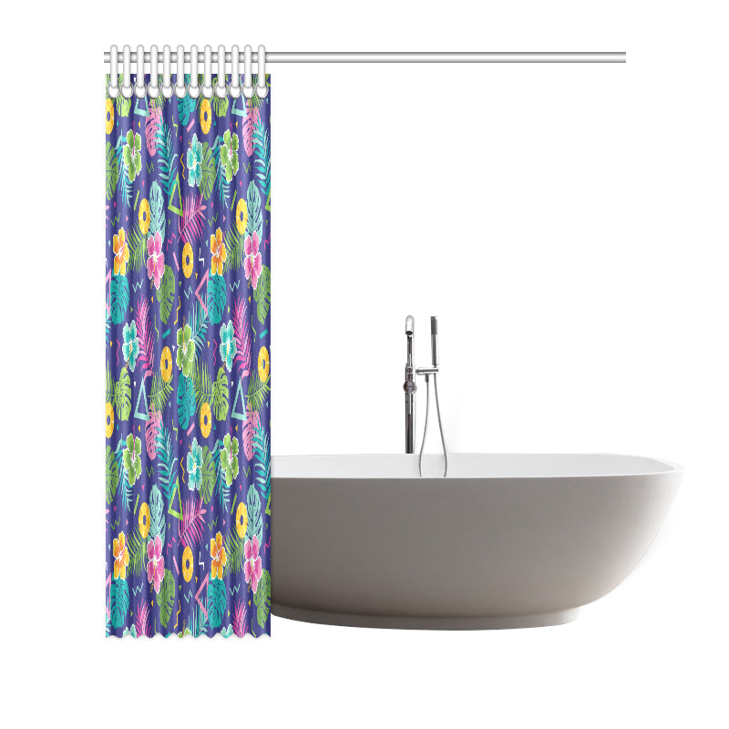 Hawaiian Themed Pattern Print Design H014 Shower Curtain