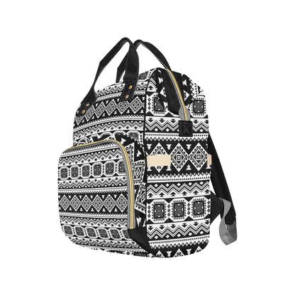 Aztec Pattern Print Design 08 Diaper Bag Backpack