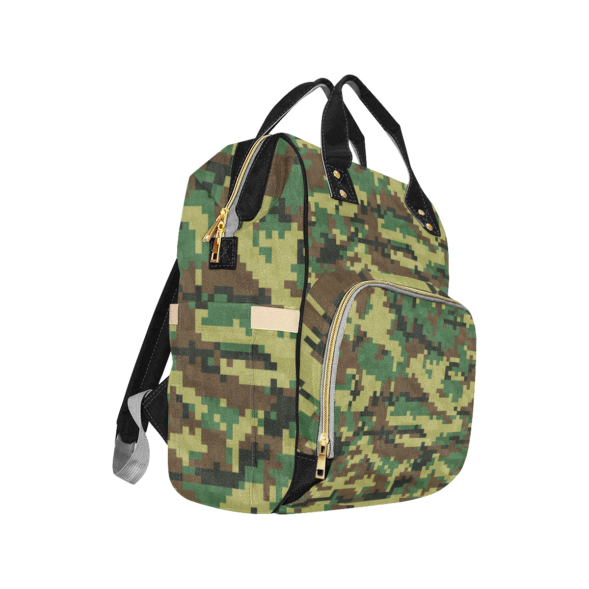 ACU Army Digital Pattern Print Design 02 Diaper Bag Backpack
