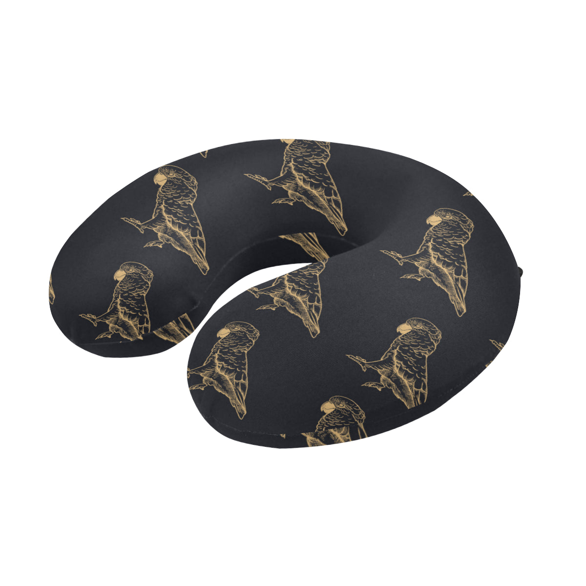 Parakeet Pattern Print Design A04 U-Shaped Travel Neck Pillow