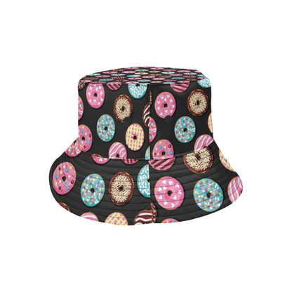 Donut Pattern Print Design DN02 Unisex Bucket Hat