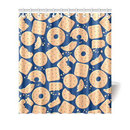 Cracker Pattern Print Design 03 Shower Curtain