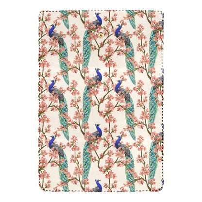 Cherry Blossom Peacock Women's Trifold Wallet
