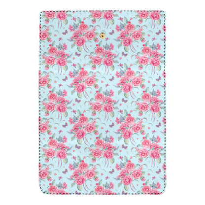 Camellia Pattern Print Design 01 Women's Trifold Wallet