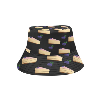 Cheesecake blueberry Pattern Print Design CK01 Unisex Bucket Hat