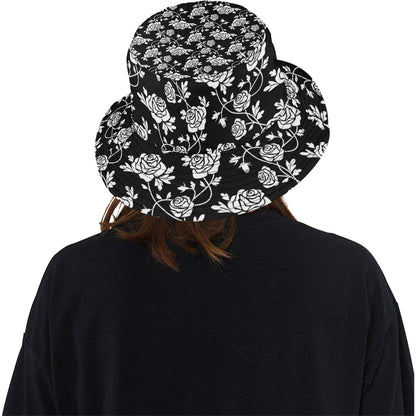 Rose Pattern Print Design RO013 Unisex Bucket Hat