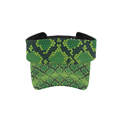 Python Green Pattern Print Design A01 Unisex Sun Visor