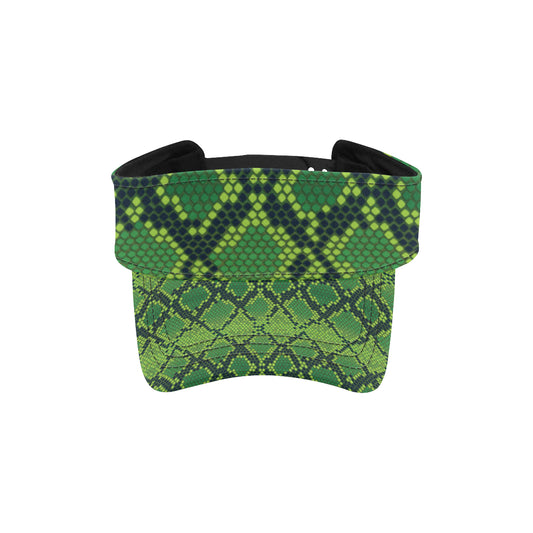 Python Green Pattern Print Design A01 Unisex Sun Visor