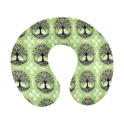 Celtic Pattern Print Design 010 U-Shaped Travel Neck Pillow