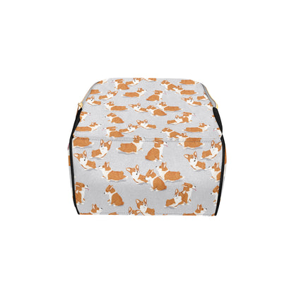 Pembroke Welsh Corgis Pattern Print Design A04 Diaper Bag Backpack