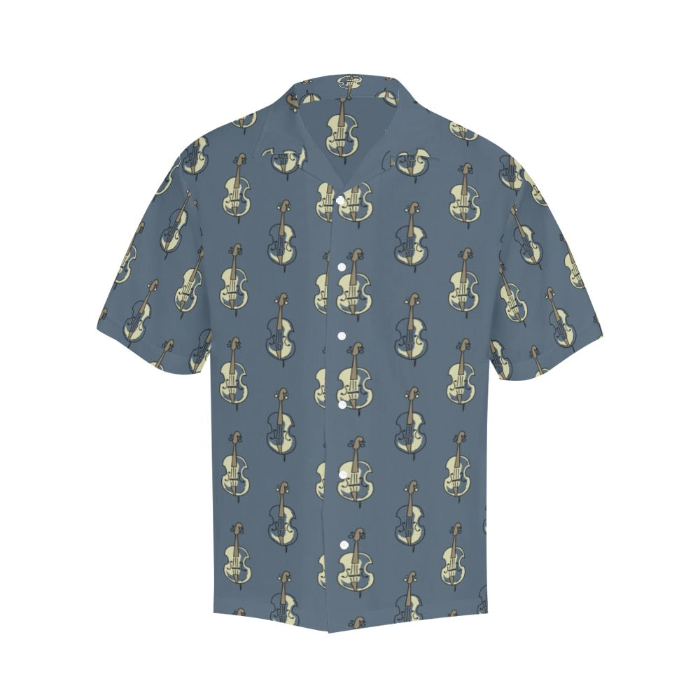 Violin Print Design LKS403 Men's Men's Hawaiian Shirt