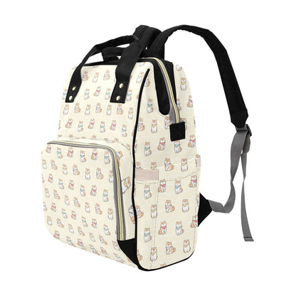 Shiba Inu Print Design LKS306 Diaper Bag Backpack