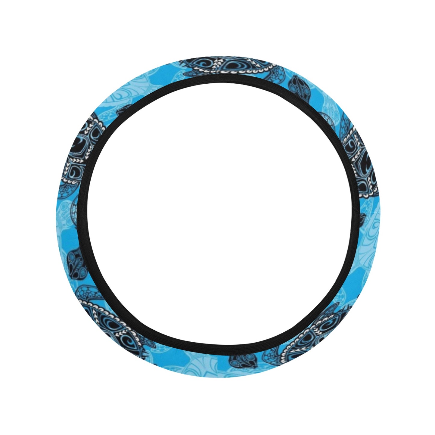 Tribal Pattern Print Design LKS307 Steering Wheel Cover with Elastic Edge