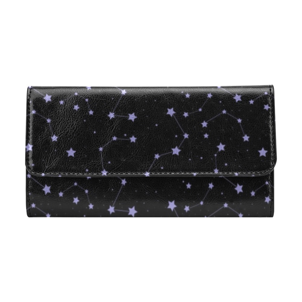 Star Print Design LKS303 Women's Trifold Wallet