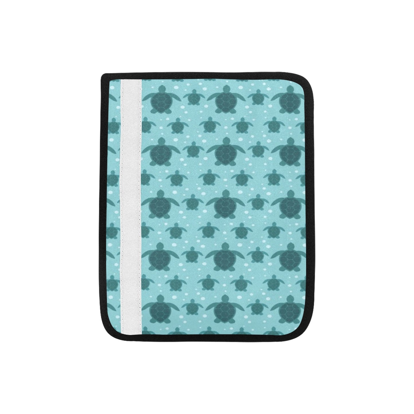 Sea Turtle Print Design LKS305 Car Seat Belt Cover