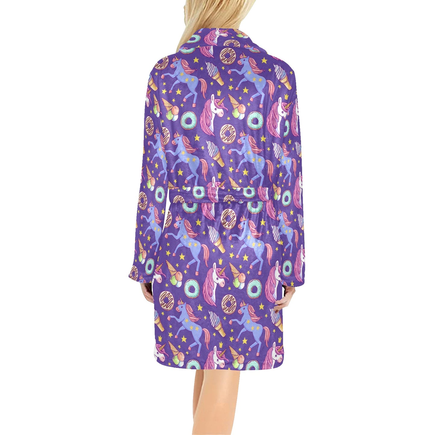 Unicorn Sweety Women's Fleece Robe