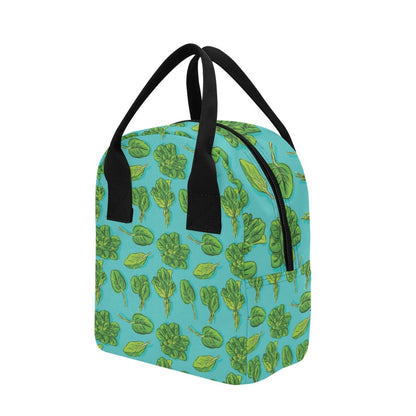 Spinach Print Design LKS301 Insulated Lunch Bag
