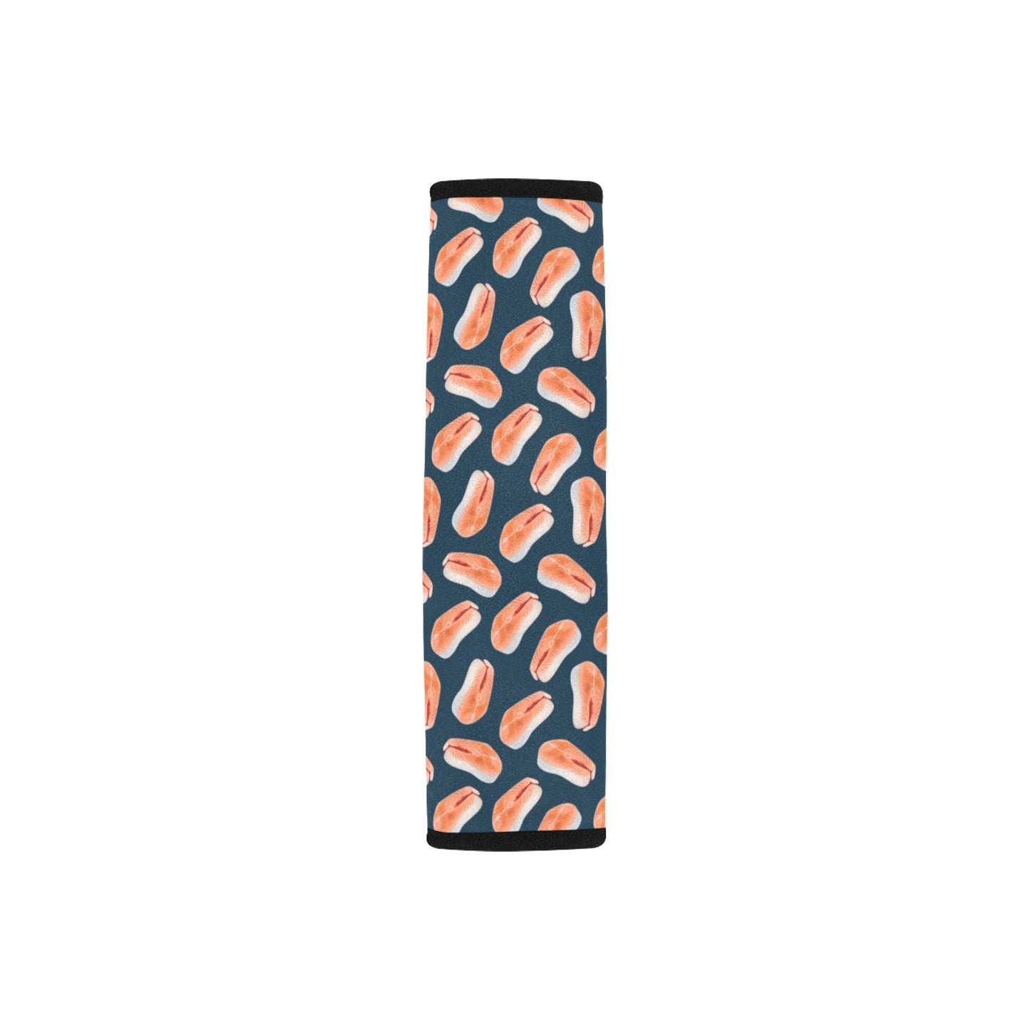 Salmon Steak Print Design LKS306 Car Seat Belt Cover